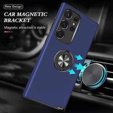 Til Samsung Galaxy S25 Ultra Hybrid Deksel Med Fingerring
