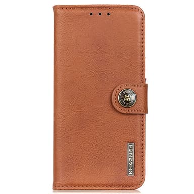KHAZNEH Til Xiaomi Redmi Note 14 4G Mobiltelefonveske Kowhide Texture Wallet Case
