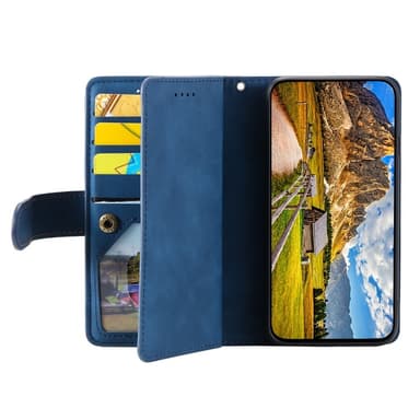 Til iPhone 16e Deksel med Glidelås og 9 Kortspor