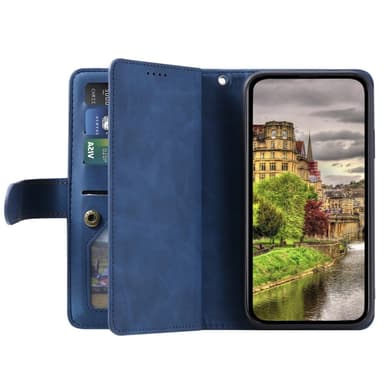 Til Xiaomi Redmi Note 14 4G Deksel med glidelås og 9 kortspor