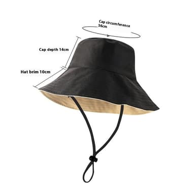 Lue Sun Hat Mesh Cap med bred kant - Oransje
