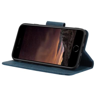 For iPhone 16e Etui Sommerfugl Blomst Ripebestandig Telefondeksel