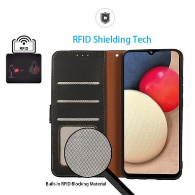 KHAZNEH RFID-blokkerende lommeboketui for Xiaomi Redmi Note 14 5G