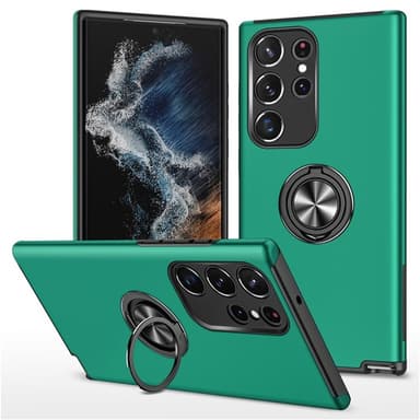 Til Samsung Galaxy S25 Ultra Hybrid Deksel Med Fingerring