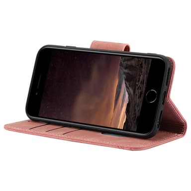 For iPhone 16e Etui Sommerfugl Blomst Ripebestandig Telefondeksel