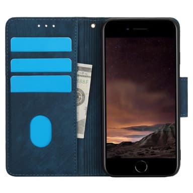 For iPhone 16e Etui Sommerfugl Blomst Ripebestandig Telefondeksel