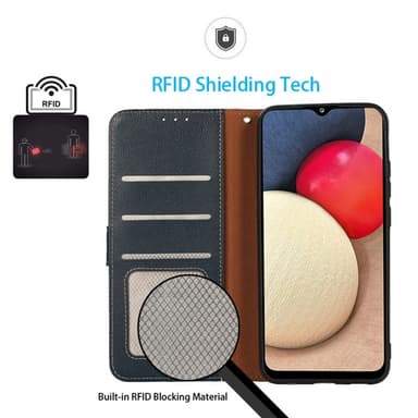 KHAZNEH RFID-blokkerende lommeboketui for Xiaomi Redmi Note 14 4G