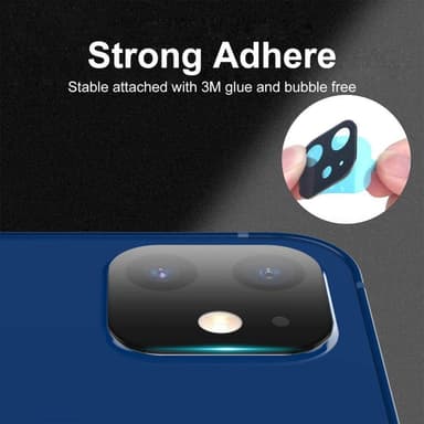 HAT PRINCE iPhone 12 mini helhetlig kameralinse i herdet glass