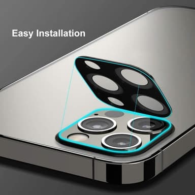 HAT PRINCE iPhone 12 mini helhetlig kameralinse i herdet glass