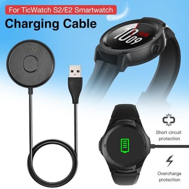 Ticwatch S2 E2 USB Ladekabel/Dock 1m