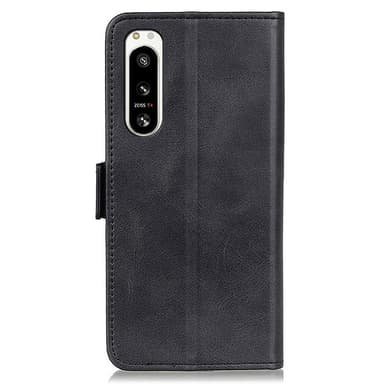 Sony Xperia 5 IV Lommebok-deksel Svart Flerspor