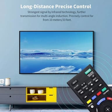 Fjernkontrollerstatning for RM-YD089 For Sony TV