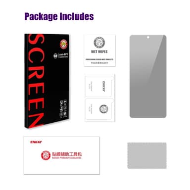 For Samsung Galaxy A36 A56 Privacy Anti-Spy Privacy Full dekning herdet glass
