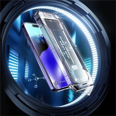 For iPhone 16 Plus/15 PlusAnti-Spy Privacy Skjermbeskytter i Herdet Glass