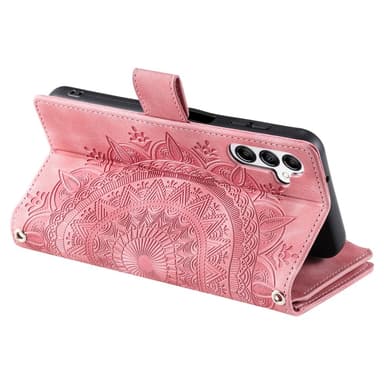 For Samsung Galaxy A26 / A16  Lommebok Deksel Shell Mandala Blomstermønster