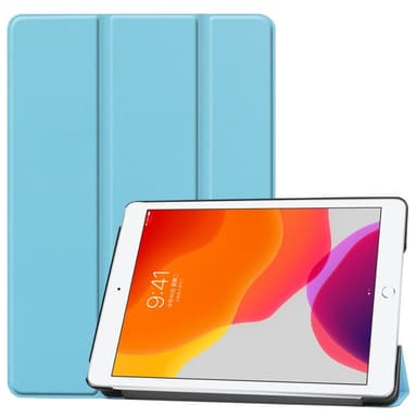 Apple iPad 10.2 2021/2020/2019 Slim Fit Trifoldbart Deksel - Lyseblå