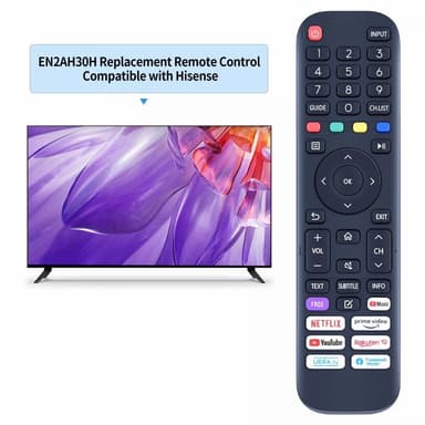 Fjernkontrollerstatning for EN2AH30H For Hisense Smart Tv