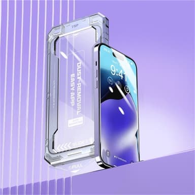 For iPhone 16 Plus/15 PlusAnti-Spy Privacy Skjermbeskytter i Herdet Glass