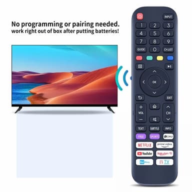 Fjernkontrollerstatning for EN2AI30H For Hisense Smart Tv