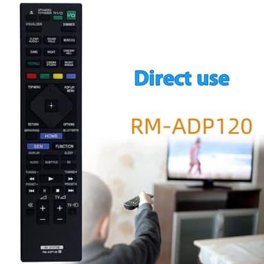 Fjernkontrollerstatning for RM-ADP120 for Sony hjemmekinospiller