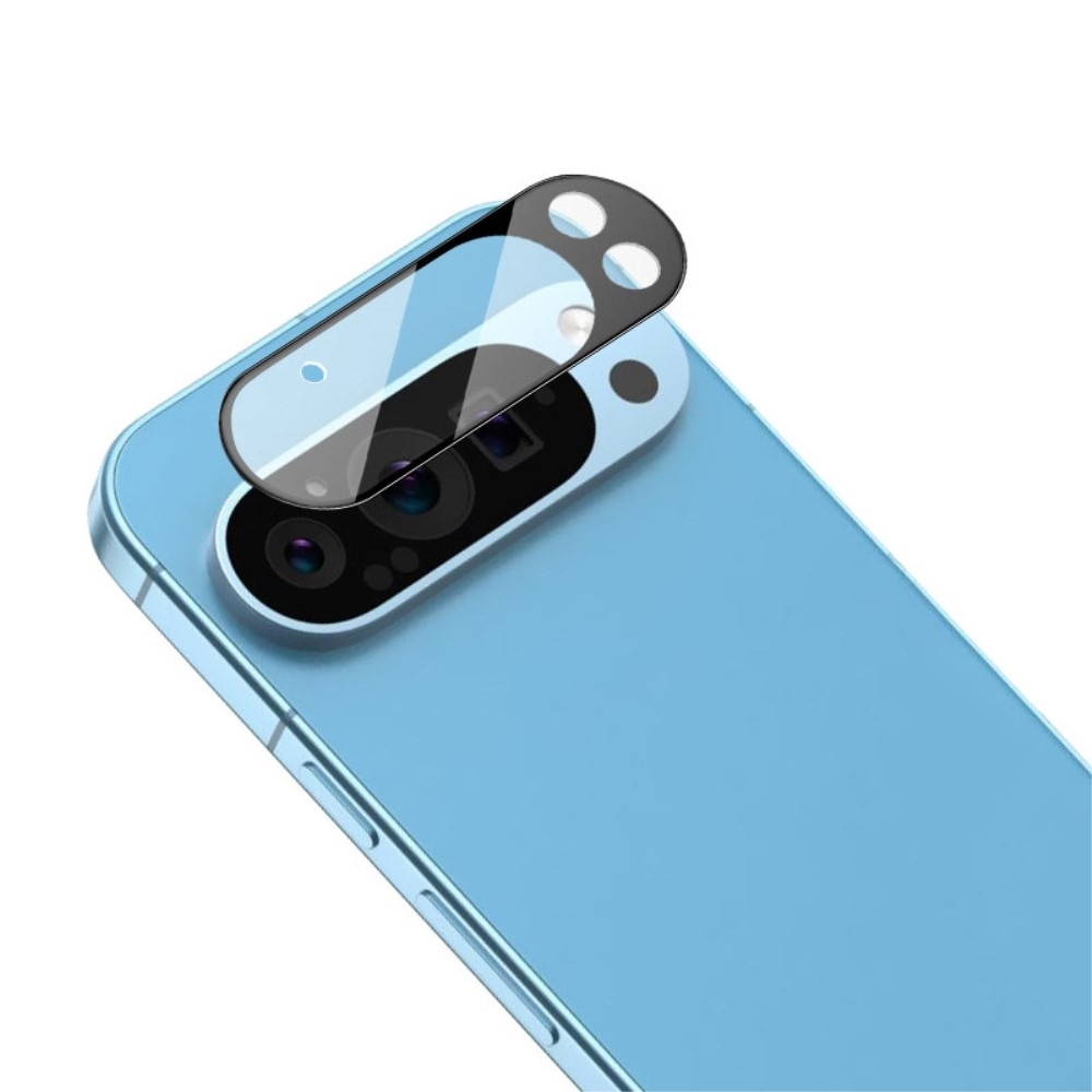 IMAK til Google Pixel 9 Pro XL kameralinsedeksel herdet glass (svart versjon)