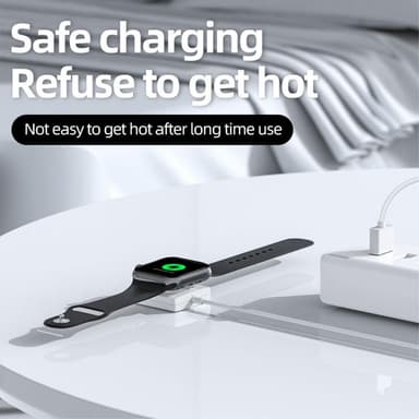 Apple Watch Trådløs Lader Smart Watch Ladestasjon - Svart