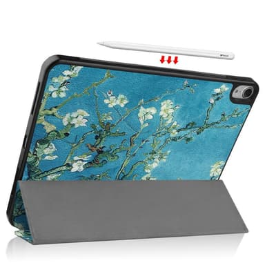 Apple iPad Air (2020) (2022) Trippeldeksel med smal passform - Tre med blomster