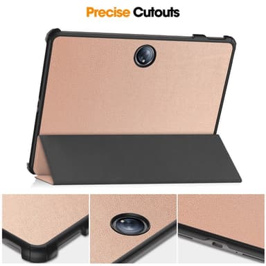 Slim Fit Dekselveske til OnePlus Pad 2 Auto Wake/Sleep - Gull