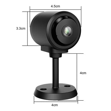 WiFi-sikkerhetskamera Night Vision Motion Detection 130 graders vidvinkel overvåking