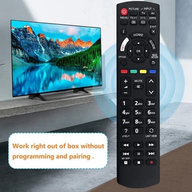 Fjernkontrollerstatning for N2QAYB001180 For Panasonic TV