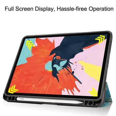 Apple iPad Air (2020) (2022) Trippeldeksel med smal passform - Tre med blomster