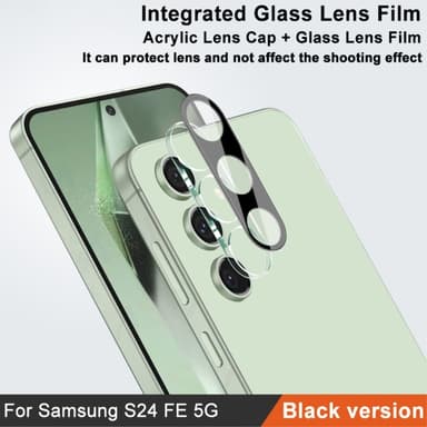 IMAK til Samsung Galaxy S24 FE kameralinsedeksel i herdet glass linsefilm