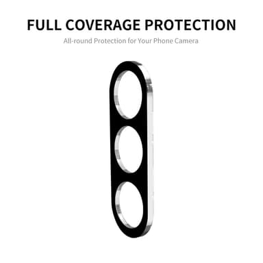 ENKAY 2 PCS til Samsung Galaxy S24 FE kameralinsedeksel herdet glass - svart