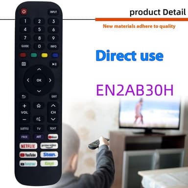 Fjernkontrollerstatning for EN2AB30H For Hisense Smart Tv