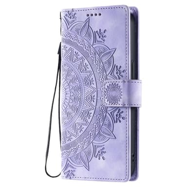 For Samsung Galaxy A26 Lommebok Deksel Shell Mandala Blomstermønster