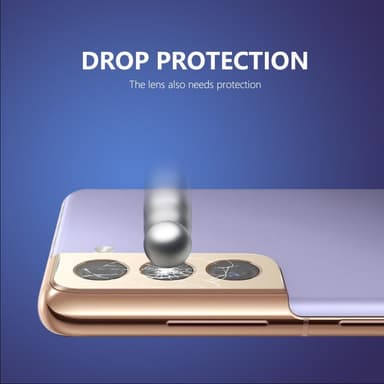 Samsung Galaxy S21 ENKAY Kameralinsedeksel Herdet Glass