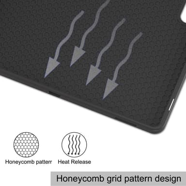 Til Samsung Galaxy Tab S10 Ultra Stativveske Støtsikker med Pennholder - Grønn
