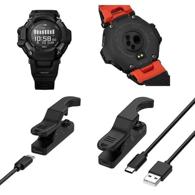 100cm ladekabel til Casio G-SHOCK GBD-H2000 Smart klokkelader