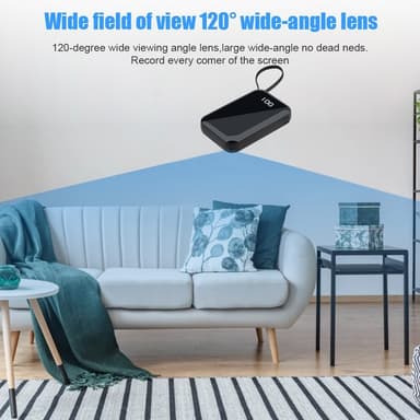 1080P HD WiFi-kamera 5000mAh bærbar powerbank sikkerhetskamera