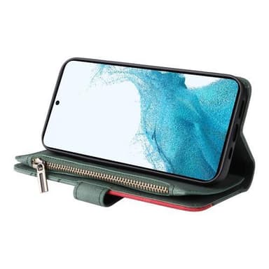 KS Lommebok-deksel til Samsung Galaxy S23 - Grønn/Rød