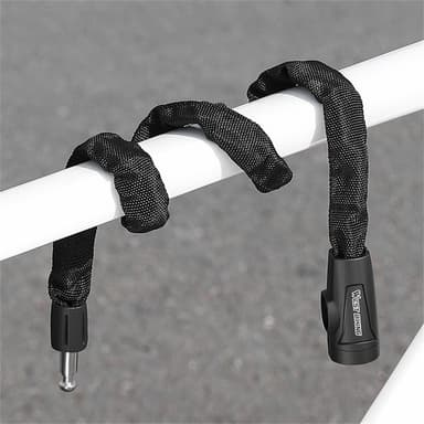 WEST BIKING Sykkel El-sykkel Moped Stållås Sykkellås Kjedelås 70cm Tyverisikring MTB