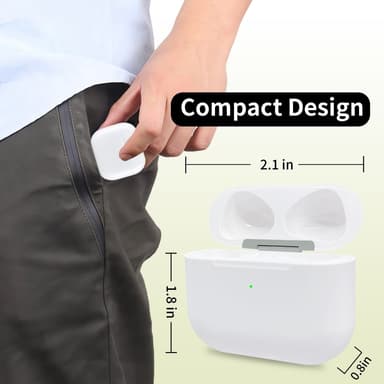 D04 for AirPods 3 erstatningsladeveske Innebygd 620mAh batteri