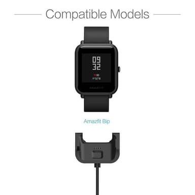 Amazfit Bip Lite A1915/Bip A1608 USB-ladekabel/Dock 1m