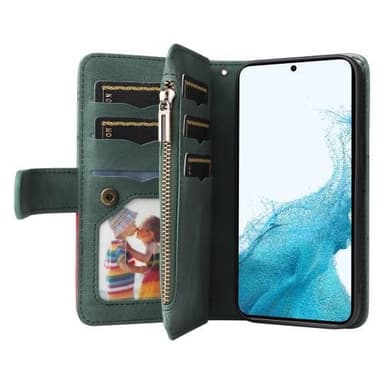 KS Lommebok-deksel til Samsung Galaxy S23 - Grønn/Rød