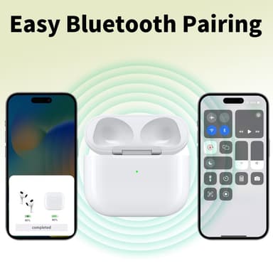 D04 for AirPods 3 erstatningsladeveske Innebygd 620mAh batteri