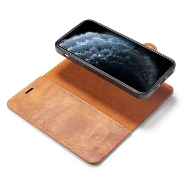 DG.MING iPhone 13 Pro Split Lommebok-deksel I Lær - Brun