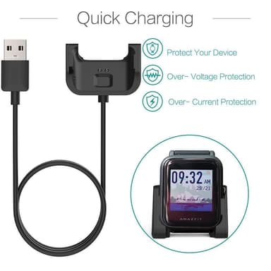 Amazfit Bip Lite A1915/Bip A1608 USB-ladekabel/Dock 1m