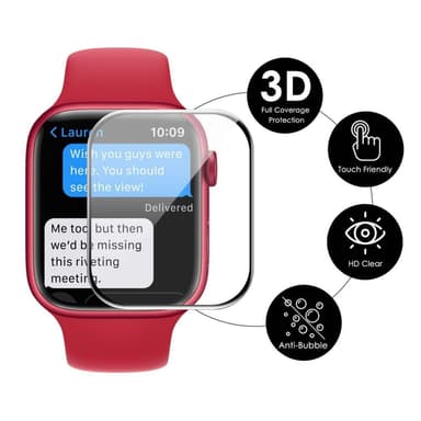 Apple Watch Series 7 41mm Enkay herdet glass, 2-pakning