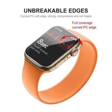 Apple Watch Series 7 41mm Enkay herdet glass, 2-pakning