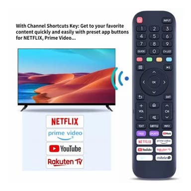 Fjernkontrollerstatning for EN2AK30H For Hisense Smart Tv